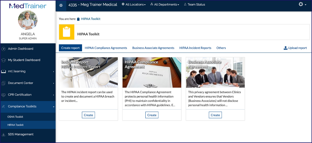 HIPAA toolkit Vertical tab image