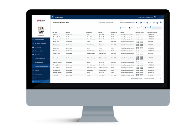 Streamline Credentialing With Automated DNF, SAM, and OIG Exclusion Checks