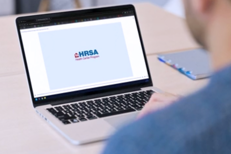 HRSA course on a computer screen